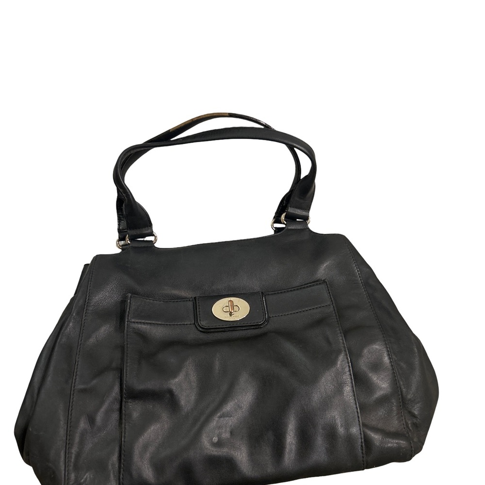 Kate Spade Black Shoulder Bag with Leather Trim - Picture 8 of 9
